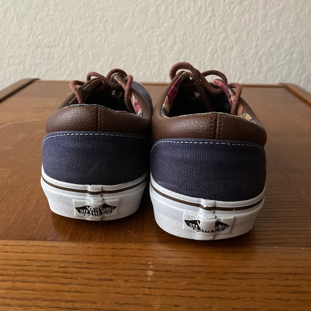 Vans Brown & Blue Casual Sneakers, mens 10.5 - Picture 4 of 5